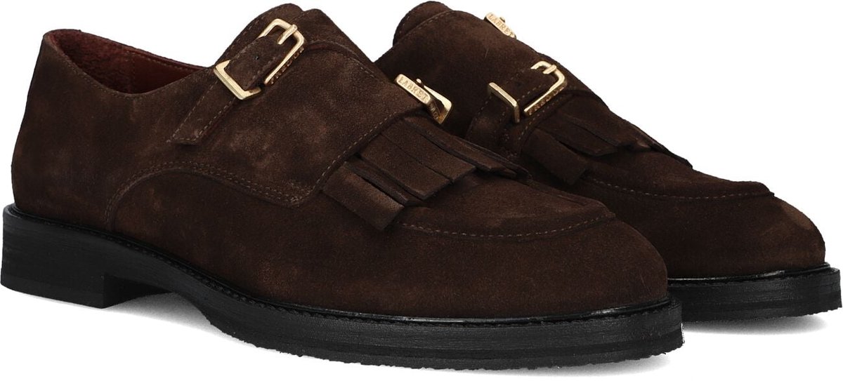 Fred De La Bretoniere - PARIS JAY Shoe Suede Dark Brown - Maat 40