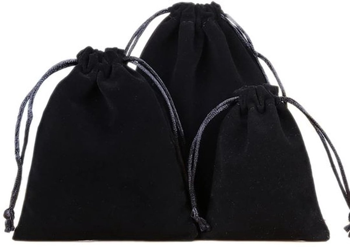Sieradenzakjes Fluwelen - Cadeauzakjes - Inpakzakjes - Organza Zakjes - 5 x 7 cm - Trekkoord - 21 Patronen