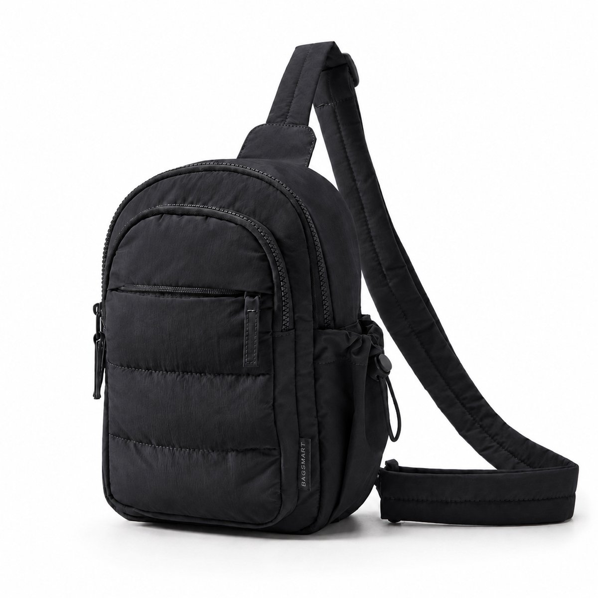 Ulisem - Schoudertas Dames - Kleine Crossbody Tas - Puffer Schoudertas - Handtas Dames - Heuptas - Reistas - Voor Reizen, Wandelen & Dagelijks Gebruik - Zwart