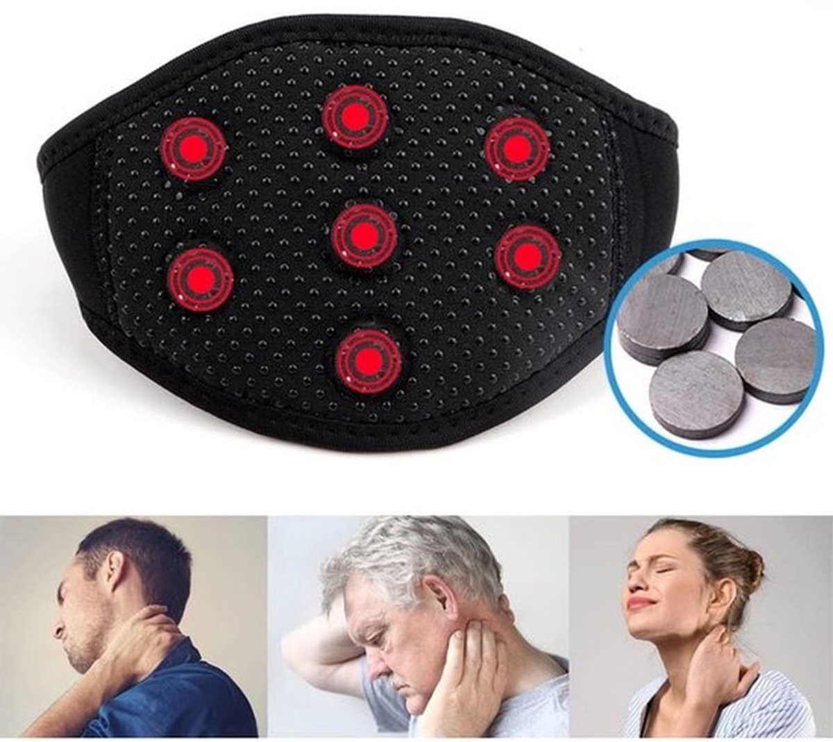 Neksteun Zelfverwarmend - Nekbandage - Warmtebescherming - Nekbescherming - Nekkous - Comfortabel ontwerp - Nekwarmer