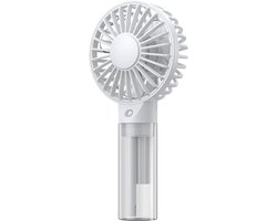 Draagbare nevelventilator – Oplaadbare handventilator met 32 ml waternevel, mini koelhandventilator geschikt voor reizen, buiten, make-up