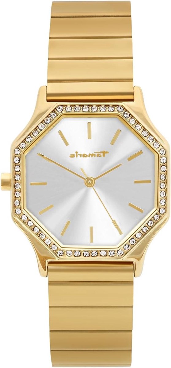 Dames Horloge - Polshorloge Zirkonia - Dagelijks Dragen - Zelf-Verstelbare Band - 3ATM Waterdicht - Zilverkleurig