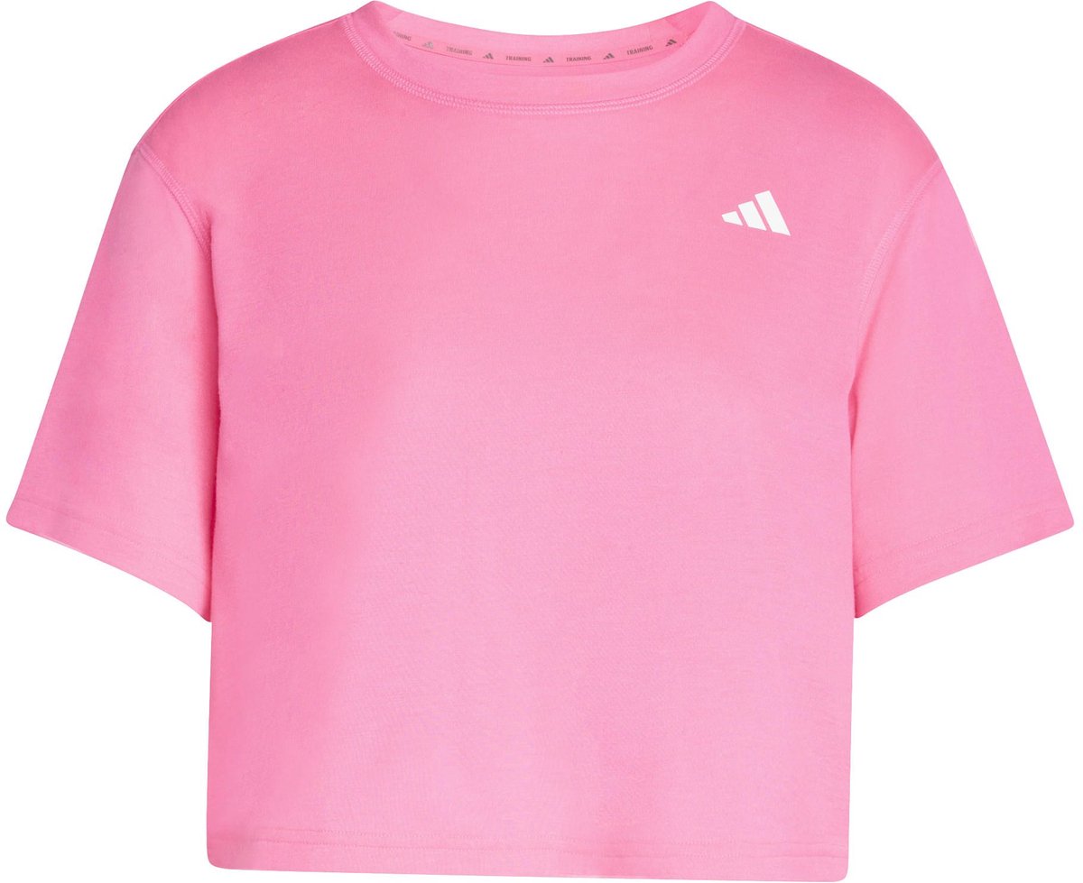 ADIDAS we min tee Training t-shirt korte mouw dames Lichtrood