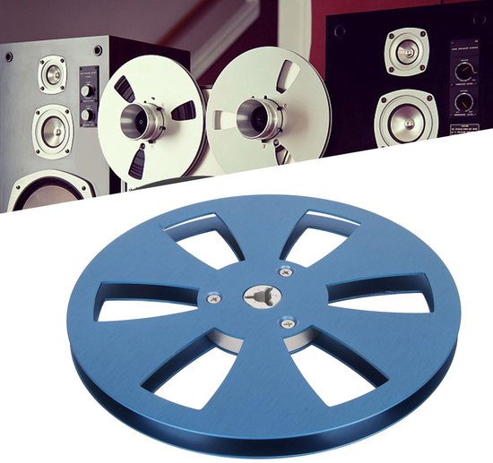 ONF3 - Lege Takeup Reel - 7 Inch Tape Spoel - Geschikt voor Reel-to-Reel Spelers - Blauw - Vervangende Tape Reel - Aluminium Kwaliteit van Onf3 — afbeelding 5