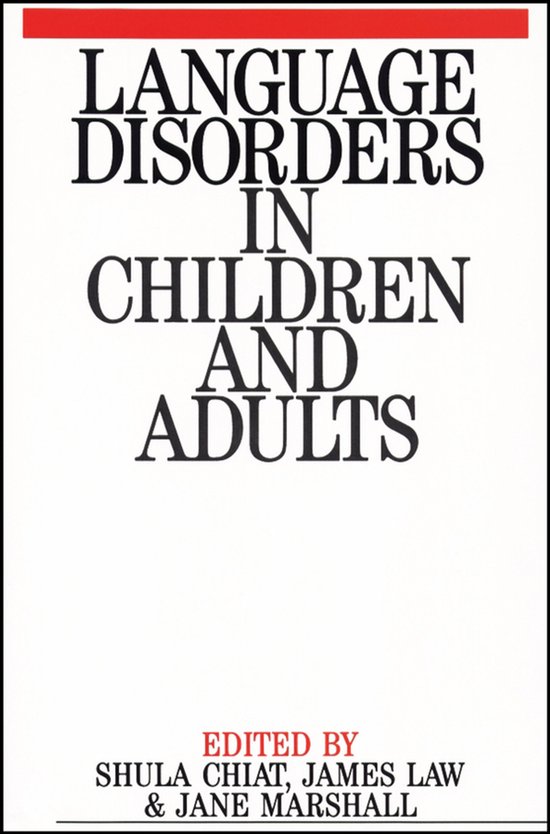 Language Disorders in Children and Adults - cover