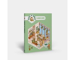 Cute 'n' Cozy Sticker Therapy Series- Cute 'n' Cozy Sticker Therapy: Flower Shops