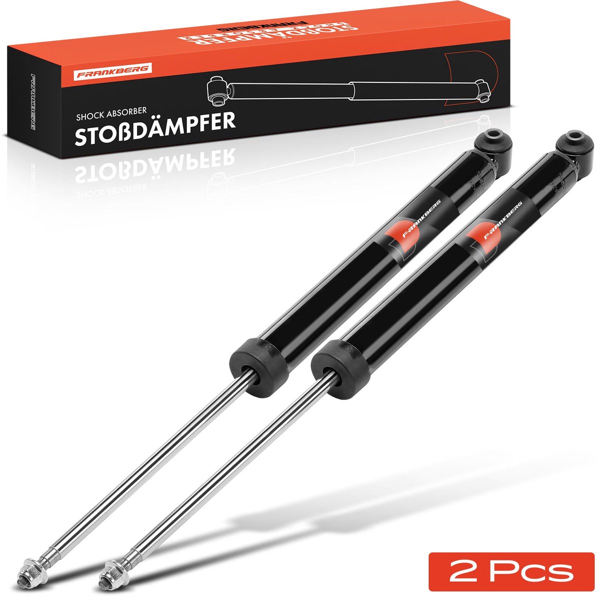 Frankberg 2x Demper Achteras voor VW