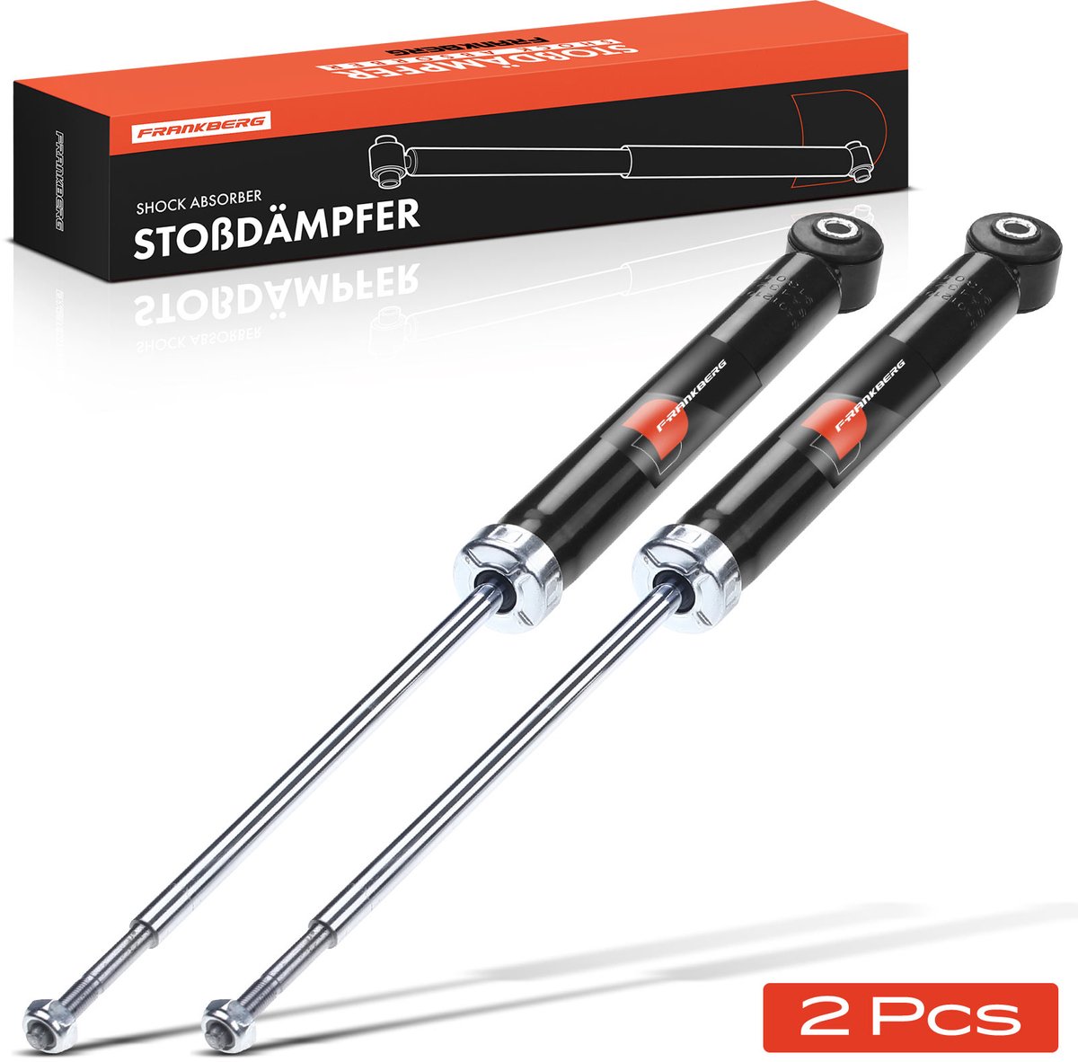 Frankberg 2x Demper Achteras voor Renault