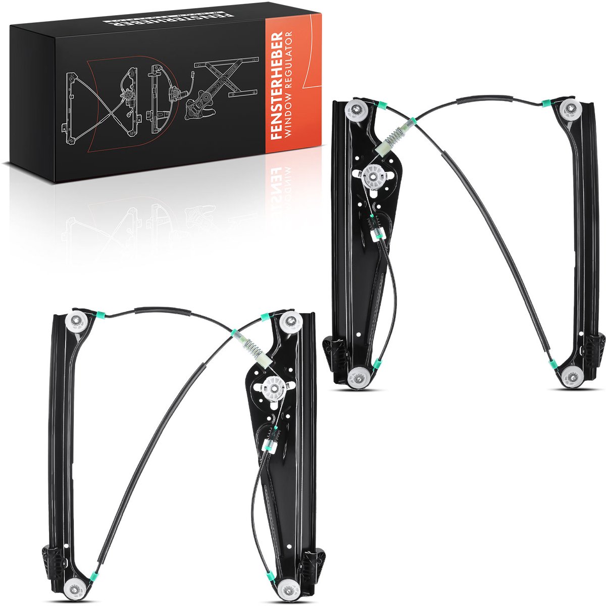 Frankberg 2x Raambediening Voor voor BMW 7er E65 E66 E67