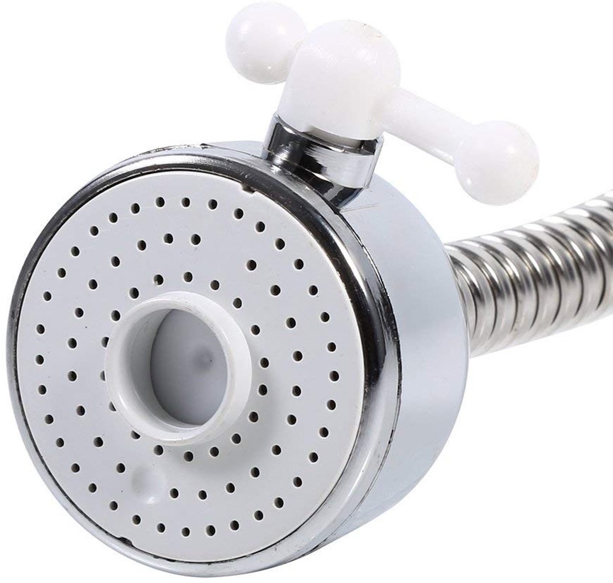 Vt products - Flexibele Kraan Sproeier - Draaibare Waterbesparende Kraan - 360 Graden Draaibaar - Ideaal voor Keuken - Roestvrij Staal - Geschikt voor