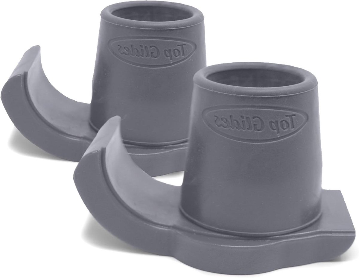 Loop Glides - Ondersteuning Ski's - Bescherming Loopbuizen - Extra Duurzaam Ontwerp - 1 Inch - Grijs