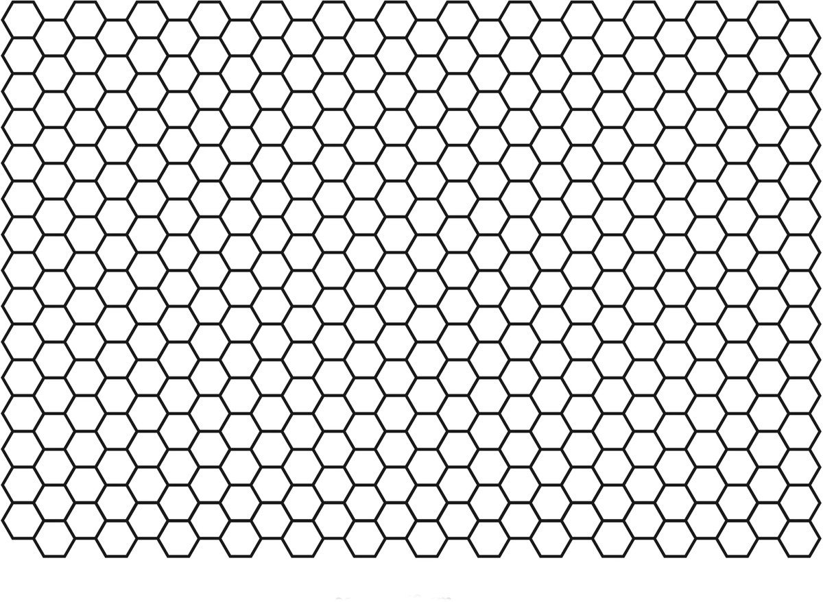 FOLIATEC Honeycomb Zelfklevende Raamfolie Auto Hoogglans Zwart 75x50cm - 3 stuks