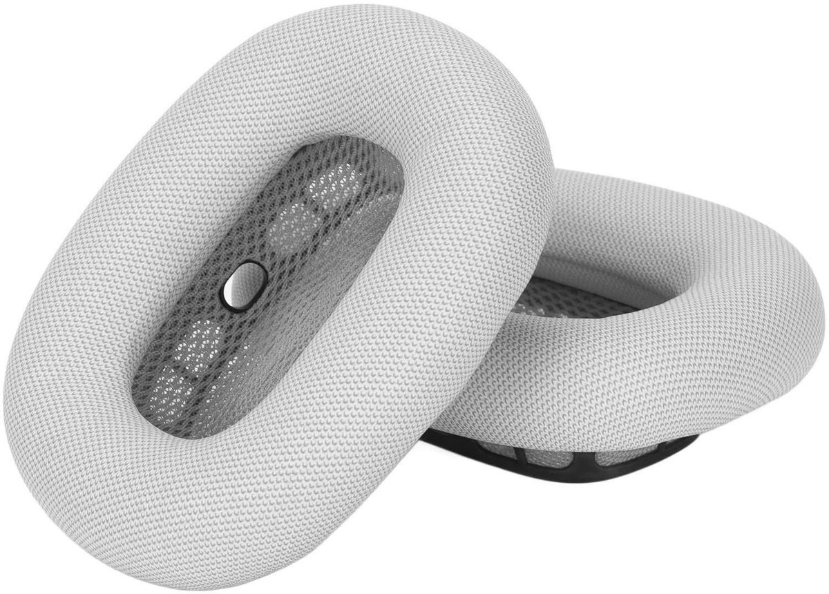 Store_9 - Oorkussens - Vervangende Oorkussens - Zacht Traagschuim - Grijs - Eiwitleer - Comfortabele Oorbeschermers - Geschikt voor AirPod Max