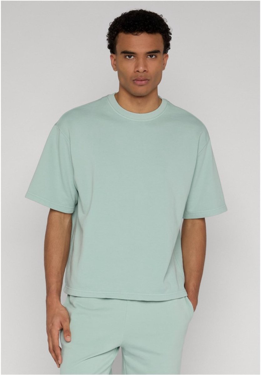 Urban Classics Heavy Washed Boxy Heren Tshirt XXL Mintgroen
