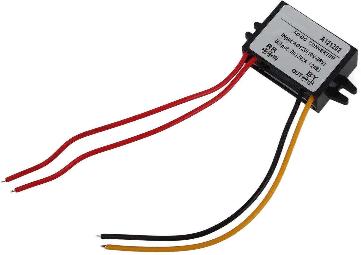 VT Goods - Spanningsomzetter - AC naar DC - Veilig en betrouwbaar - Compact en lichtgewicht - Stof- en waterdicht - Ideaal voor diverse toepassingen..