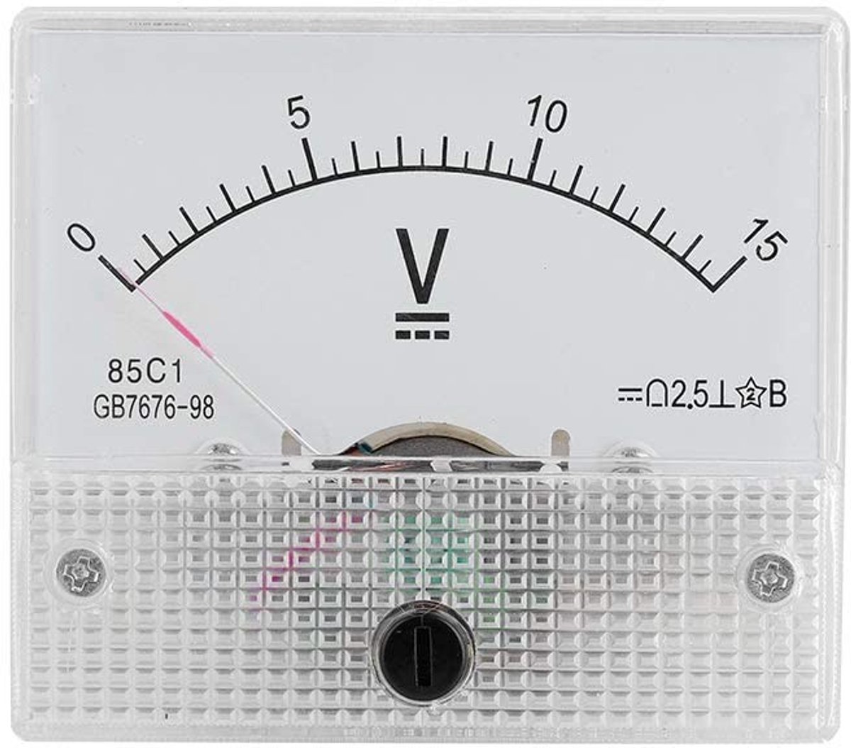 Store_7 - Mini Huidige Analoge Ampèremeter - Professionele Voltmeter - Duurzaam - CC 85 - Nauwkeurigheid 2,5 - DC 0-5A - Ideaal voor Elektronica