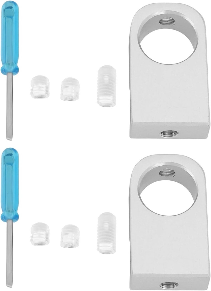 Aluminium Klemmen voor Aquarium Inlaat- en Uitlaatbuizen, 2 Stuks, 13mm Afstand, 18.5mm Opening