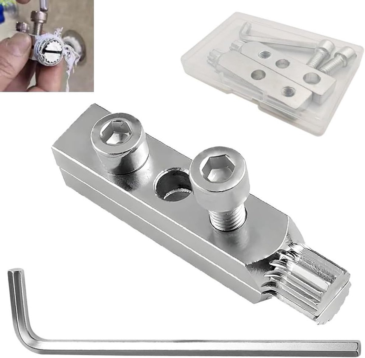 Professionele Pipe Extractor voor het Verwijderen van Beschadigde en Vastzittende Kraanbouten en Pijpen met een Binnen Diameter van 1/2" tot 1