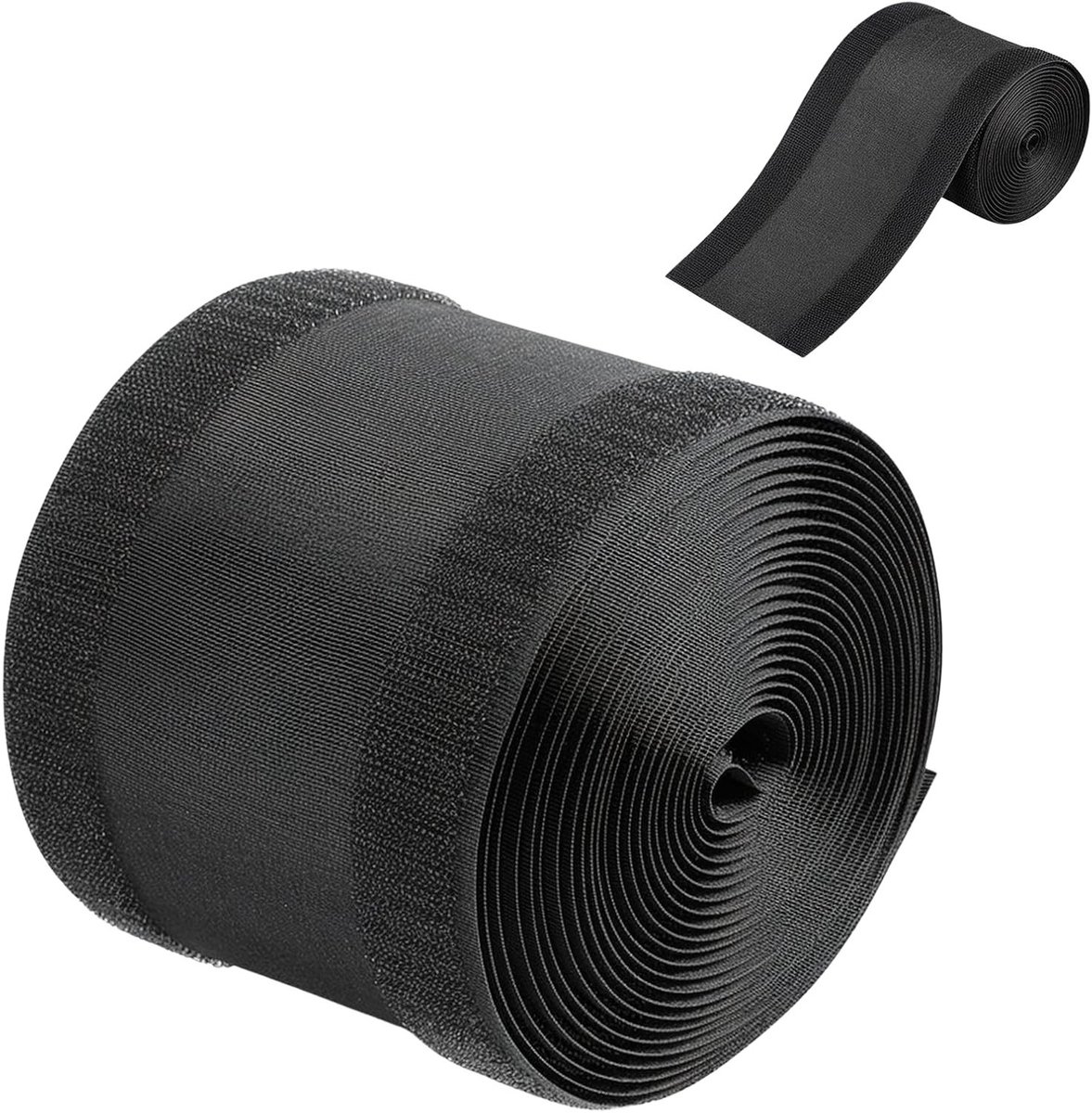 Kabel Beschermer - Snoer Organizer - Vloer Kabel Management - Duurzaam Polyester - 3 Meter Lengte - Zwart