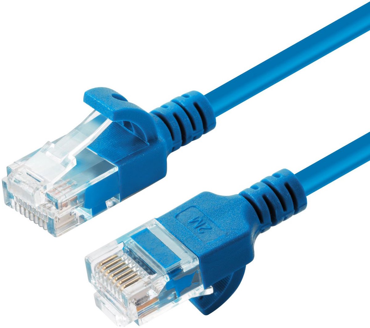 Microconnect V-UTP6A015B-SLIM netwerkkabel Blauw 1,5 m Cat6a U/UTP (UTP)