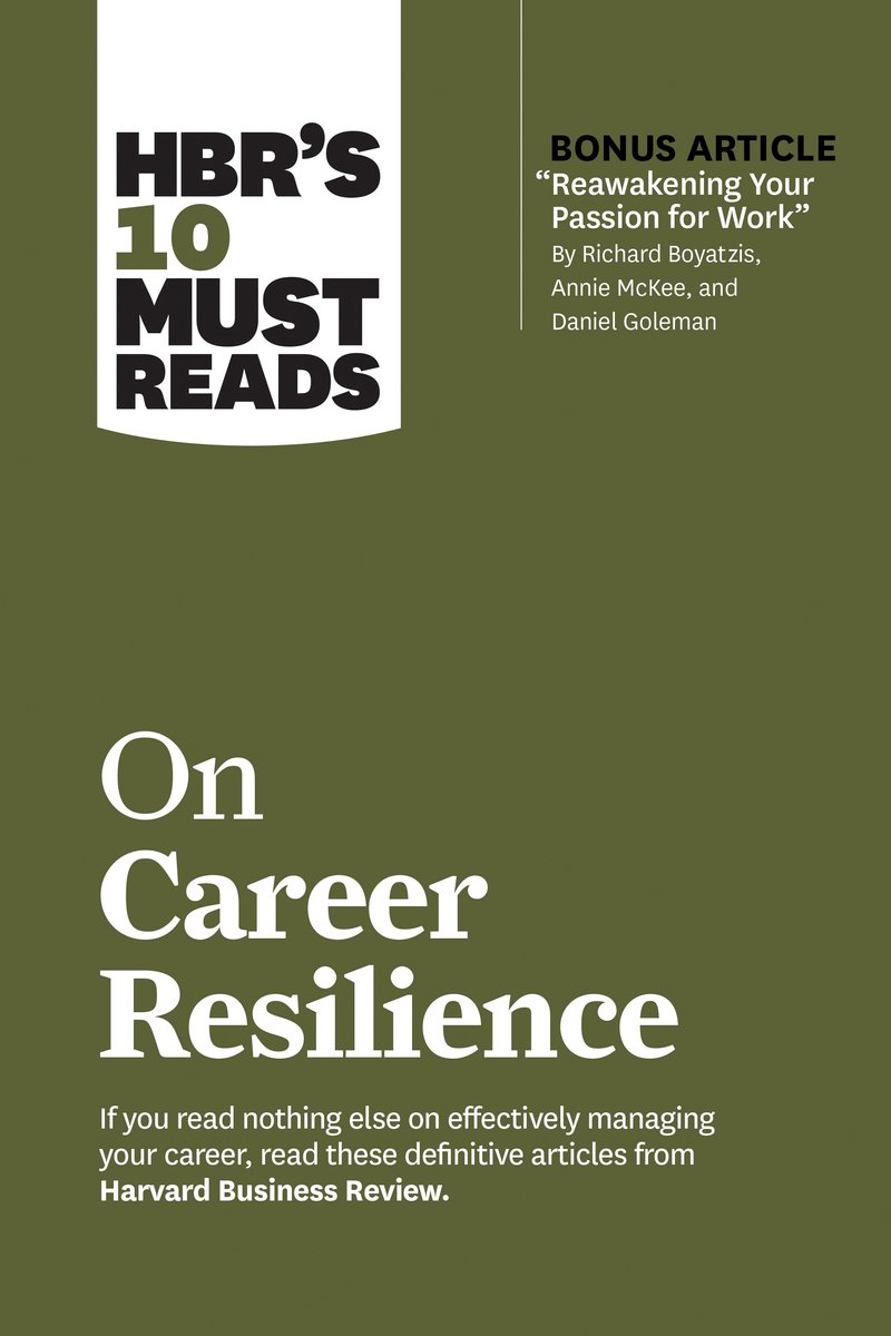 Omslag van HBR's 10 Must Reads on Career Resilience