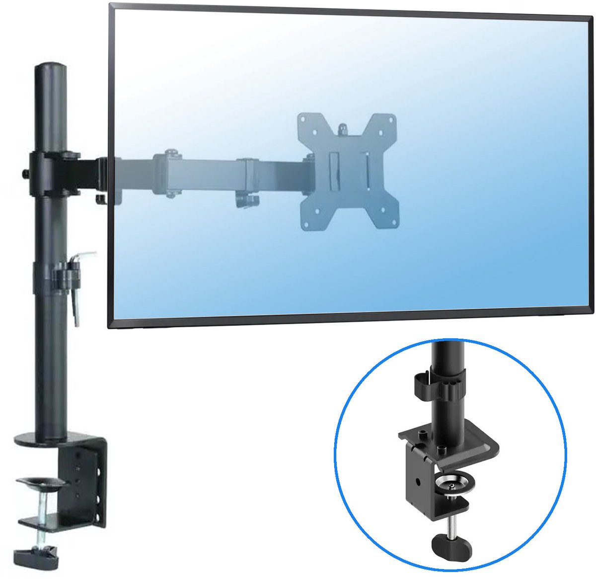 Qumak-Sekom VESA - Monitorstandaard - 14-32 inch - 8 kg - Zwart