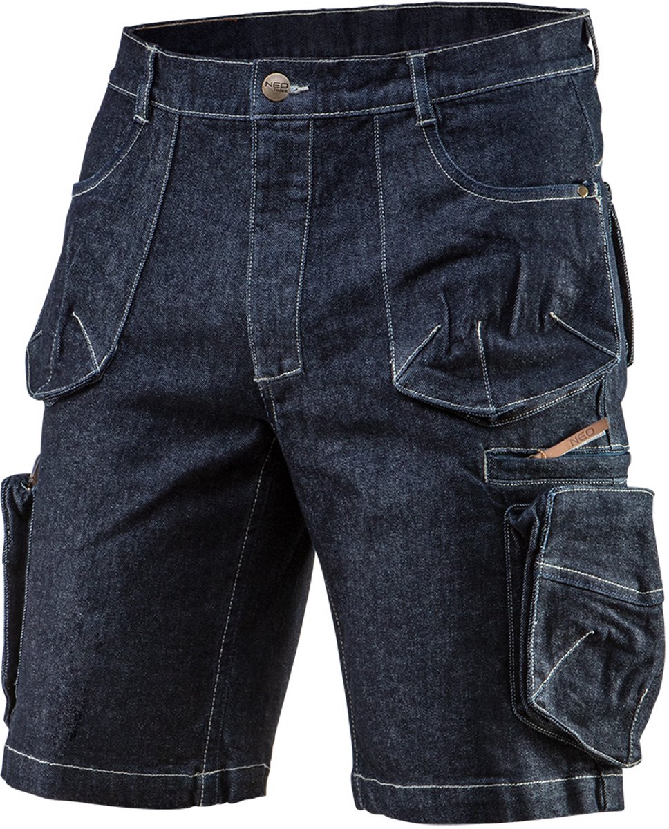 NEO DENIM Serie - Korte Broek - XXXL - Elastische Pasvorm - CE Certificatie