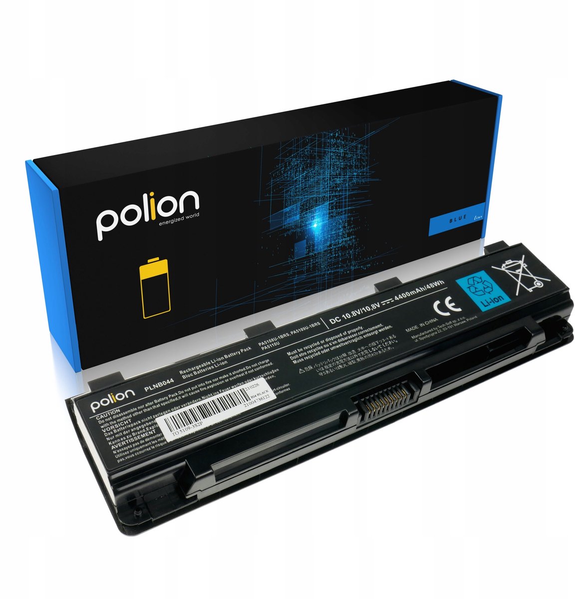 Polion - Toshiba Laptopbatterij - Serie C40 C50 - 4400mAh
