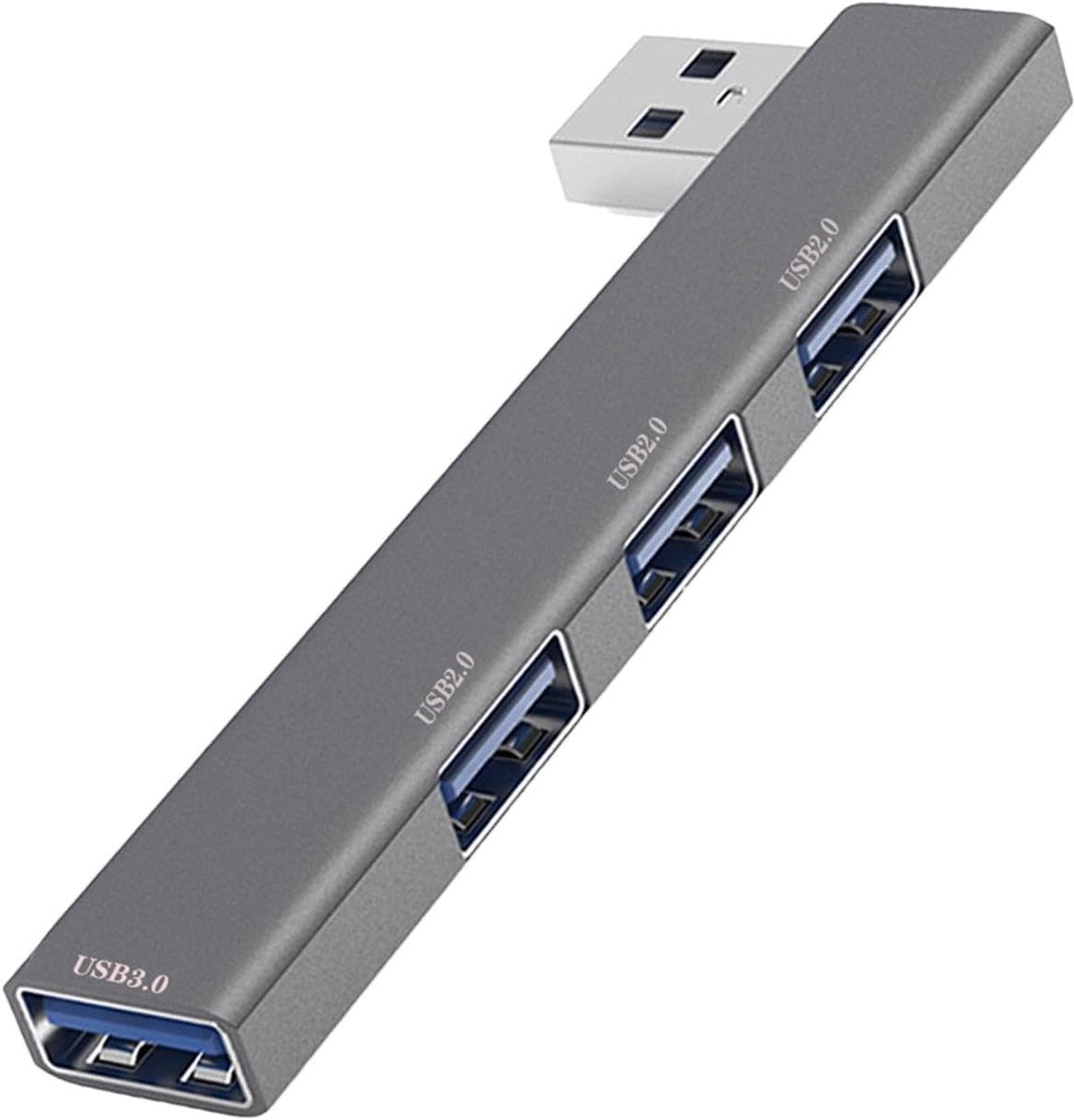 Oneay USB 3.0-hub, USB-hub, 4-poorts USB-splitter, snelle datasplitter, 4-poorts USB-hub, USB-dockingstation voor laptop/toetsenbord