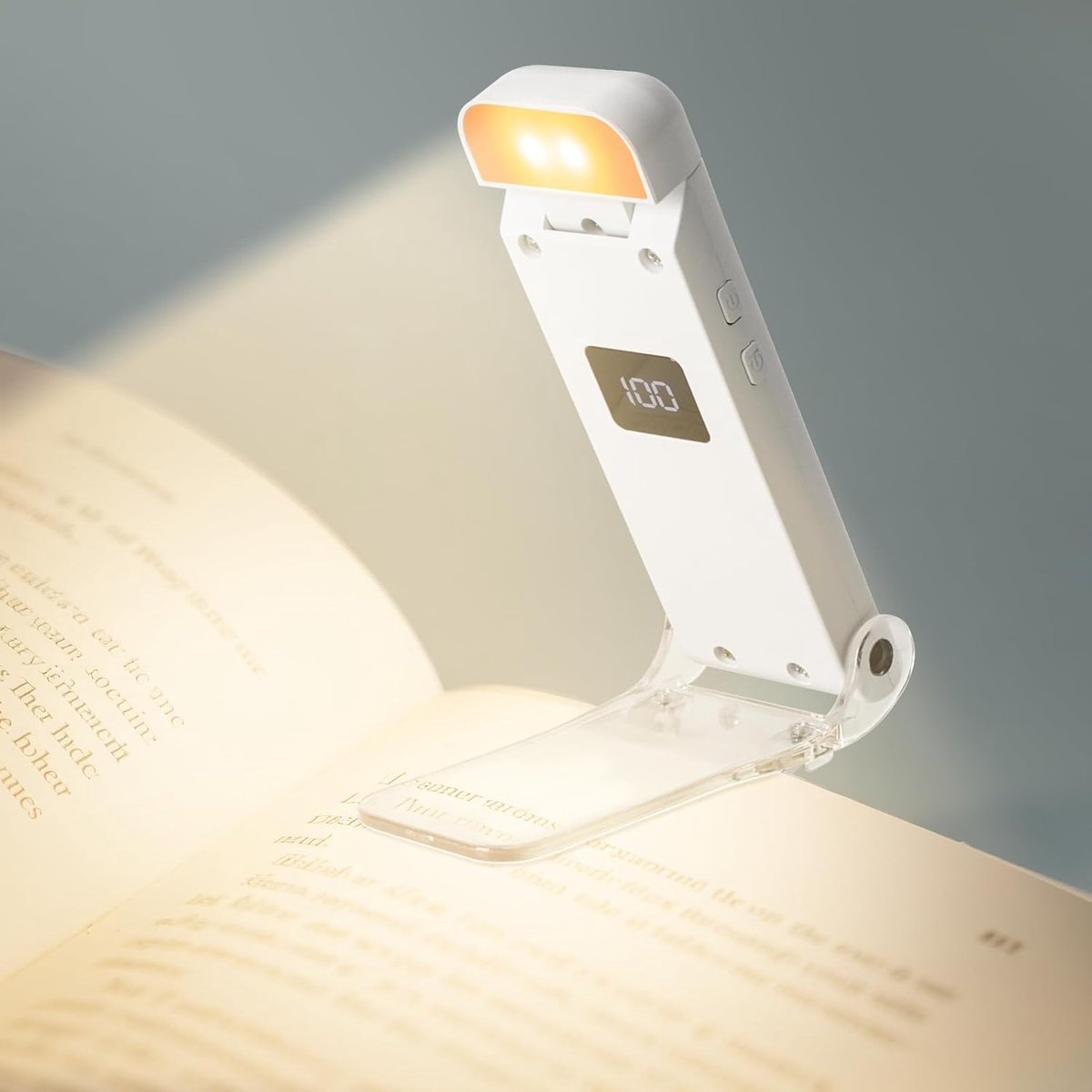 Oneay Vijf LED-leeslampjes, nachtleeslampje, drie oogbeschermingsstanden en vijf helderhei