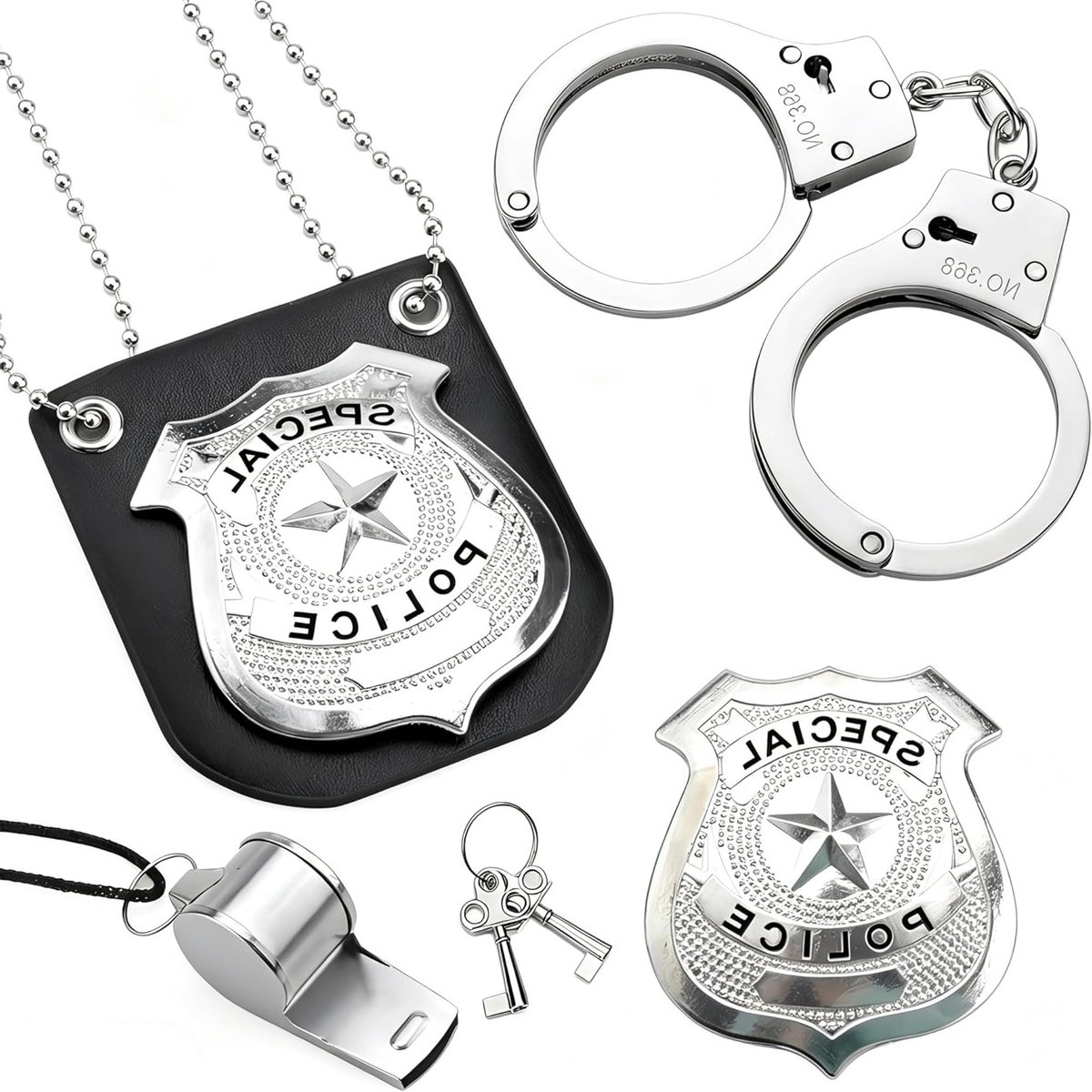 Handboeien voor Kinderen - Accessoires voor Verkleedpartijen en Cosplay, Perfect voor Feestjes en Spelletjes