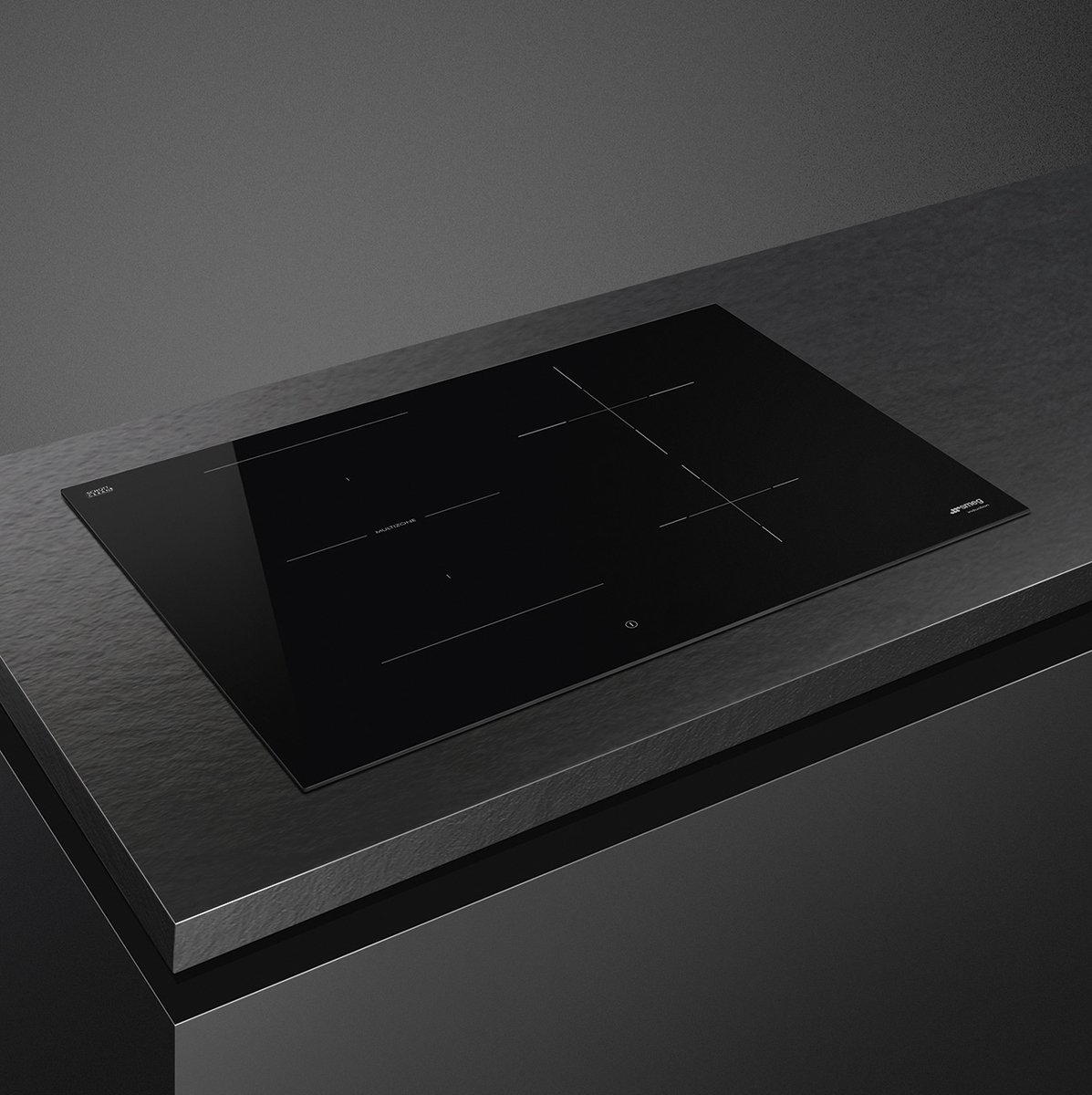 Smeg Universal SI1M4744D Zwart Ingebouwd 75 cm Inductiekookplaat zones Glaskeramiek 4 zone(s)