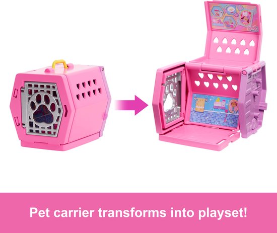Barbie Chelsea-pop Met Hondje En Draagtas Roze — afbeelding 2