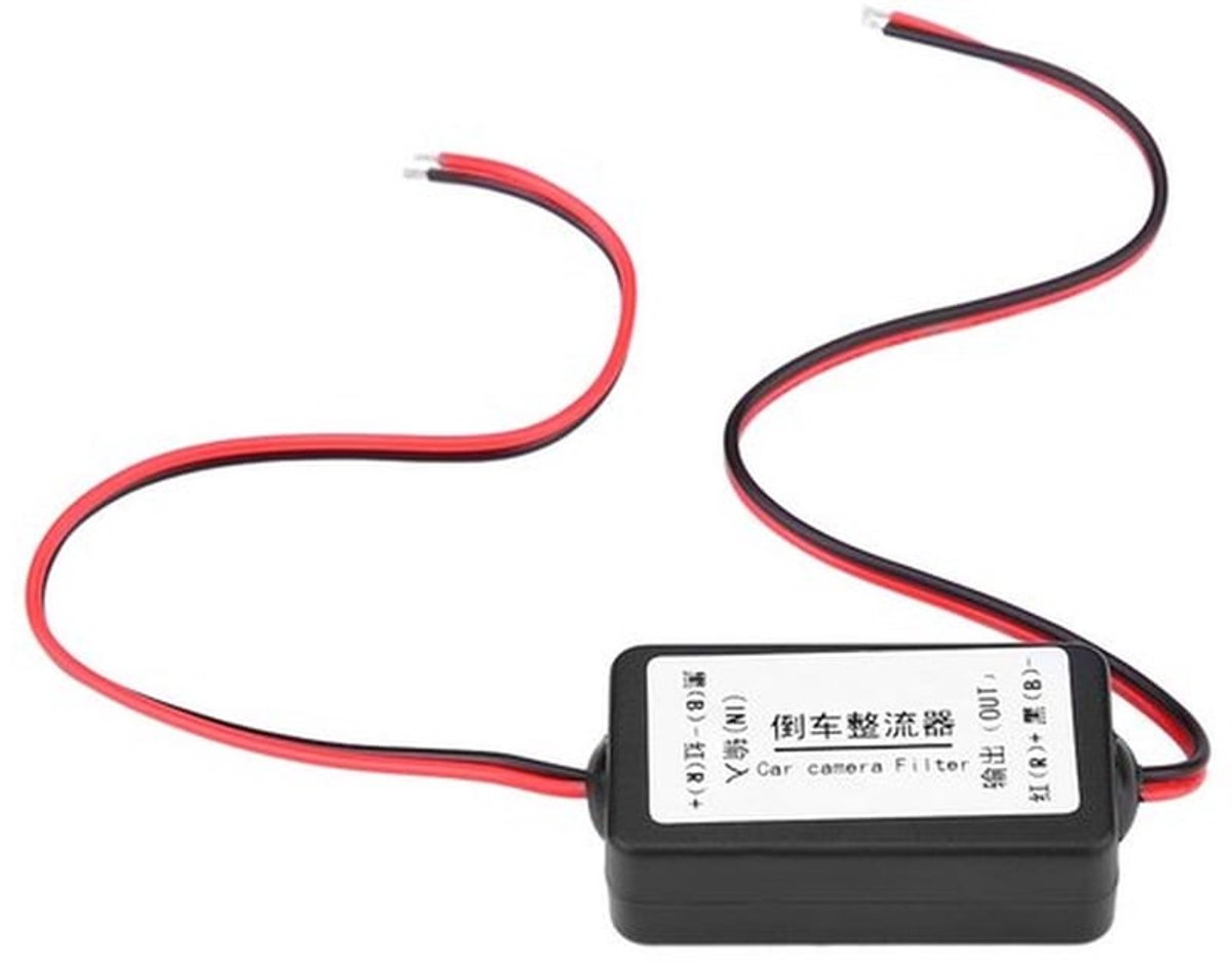12V DC Voltage Filter Achteruitkijkcamera Relais Gelijkrichter Koppeling Condensator Regulator
