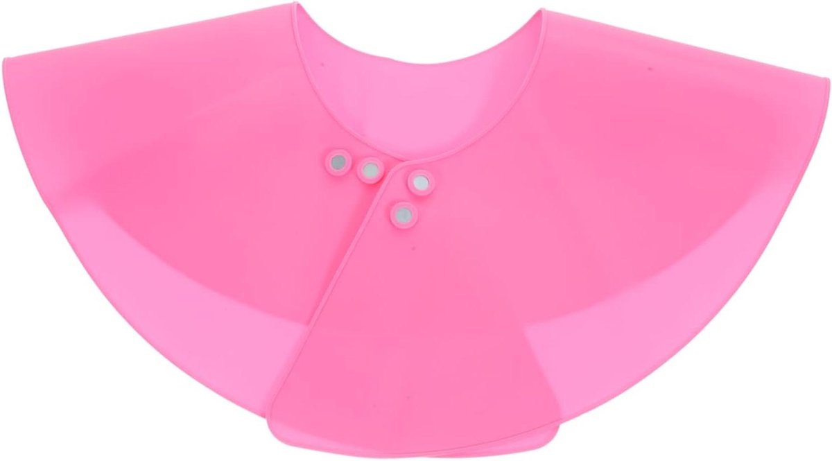 Kappersmantel - Nekwikkel Cape - Haar Knippen - Zacht Siliconen Materiaal - 395 cm - Roze