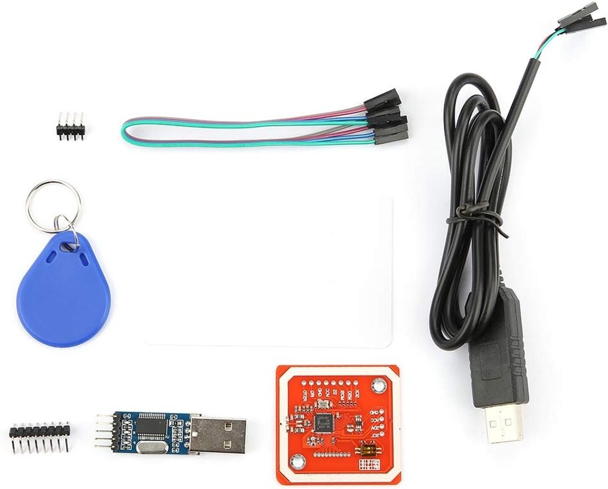 Reader Writer Kit voor NFC, I2C en SPI - Plug & Play met Geïntegreerde Geheugenkaartlezers en P2P Ondersteuning, Bereik van 5 tot 7 Cm