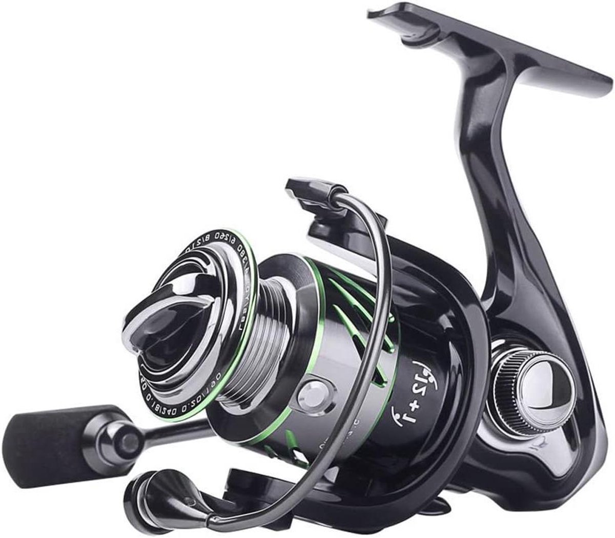 Vismolen Spinning Reel - Vishengel Molen - Vissen Hengelsport - Afgeschuinde Draadbeker - JK2000 - Metaal