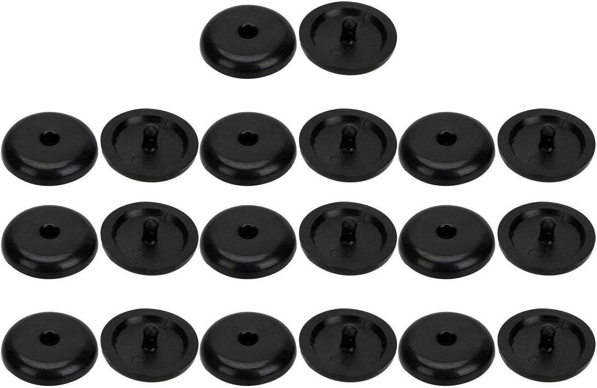 Gordelstop Knoppen - Gordel Clips - Veilige Gordel - Anti-Glij Ontwerp - 16 mm - Zwart