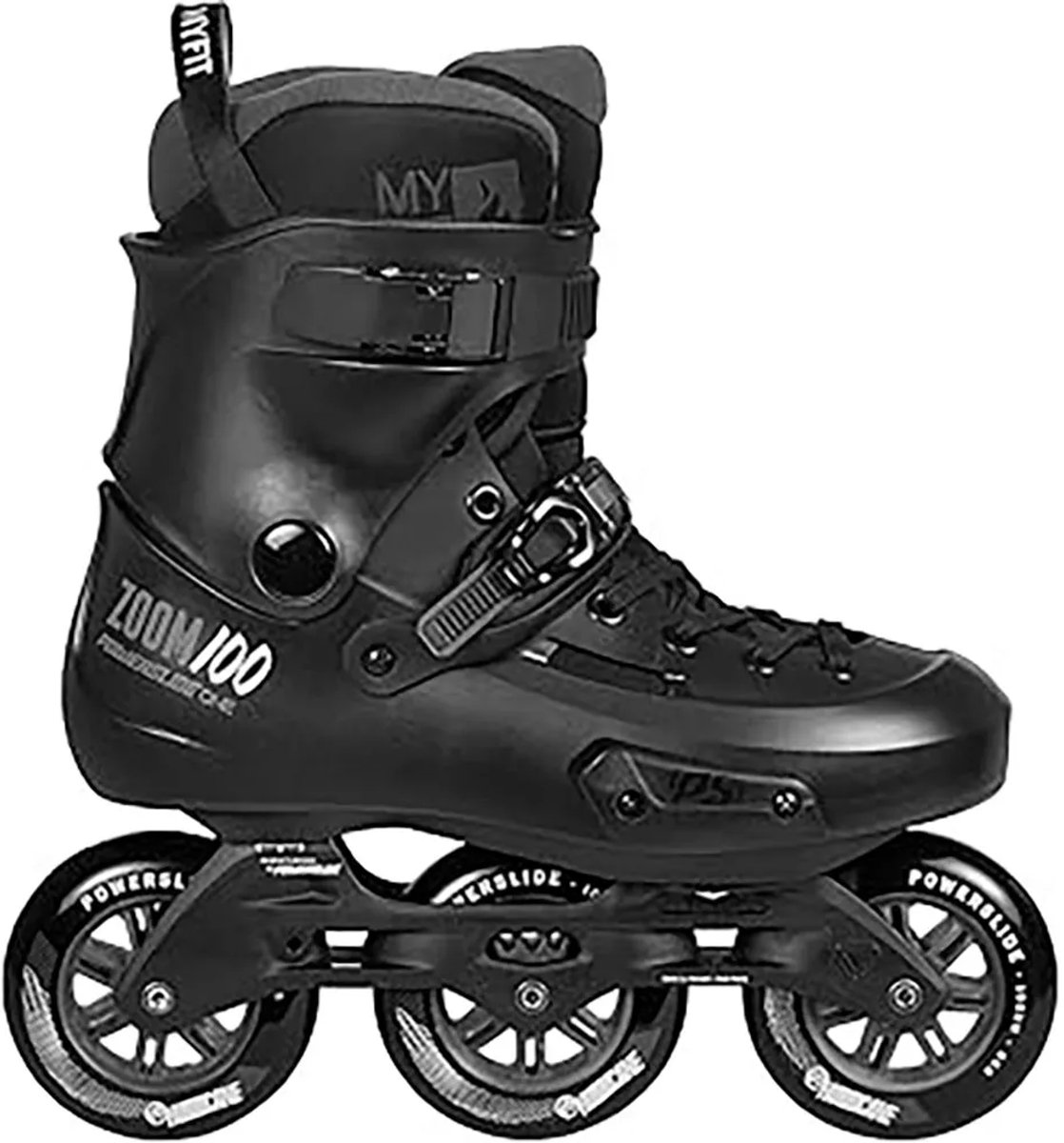 Powerslide Zoom Pro 100 Without Colorbox Inline Skates Zwart