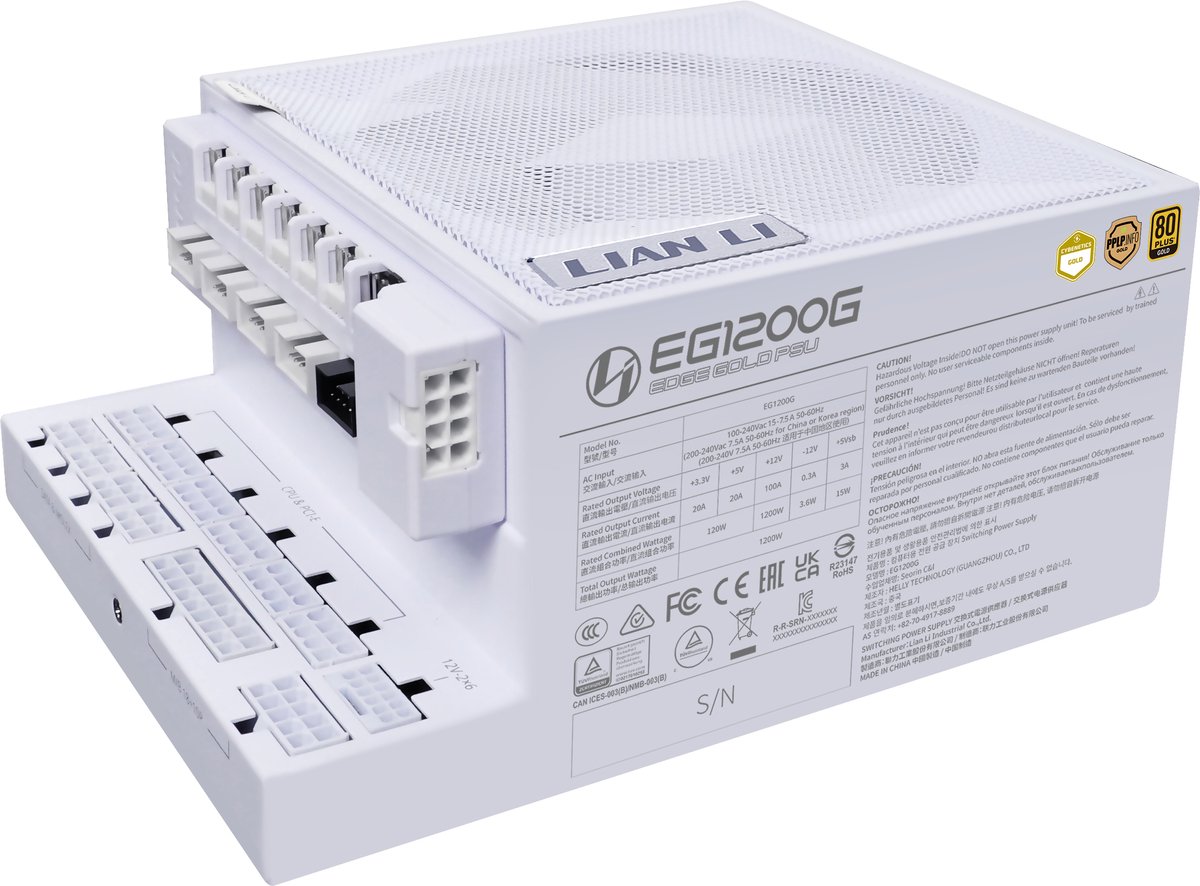 Lian Li EG1200G power supply unit 1200 W 24-pin ATX SFX Wit