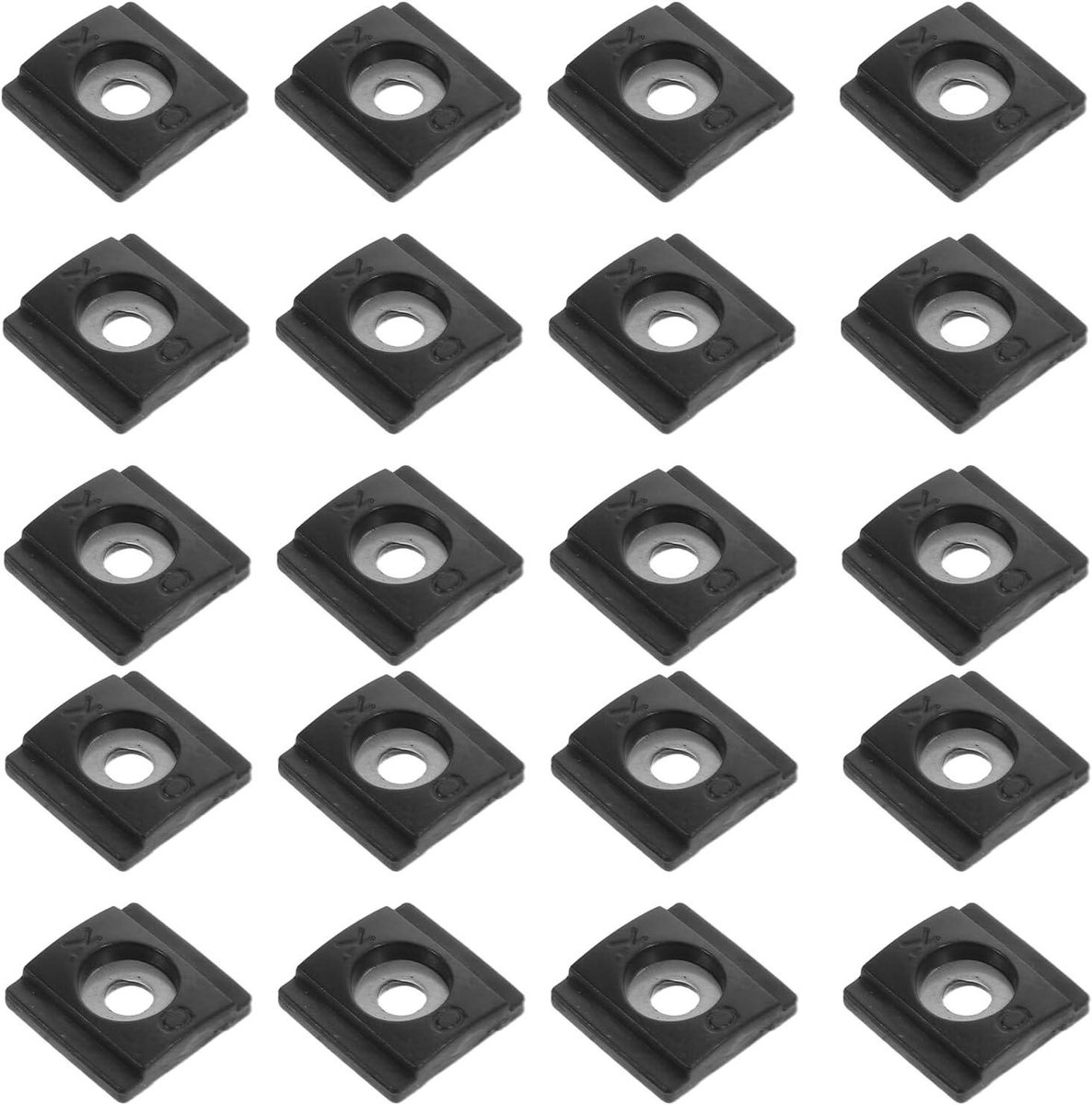 Raamstopper Set - Raambegrenzer Schuifdeur - Inbraakpreventie Kinderveiligheid - Roestvrij Staal - 20 stuks - Zwart