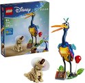 Ensemble LEGO Disney Kevin & Dug avec l'oiseau coloré Kevin et le chien Dug avec une collerette.