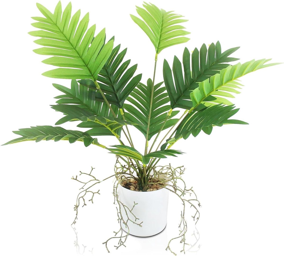 Kunstplant - Decoratieve plant - Woonkamer decoreren - Onderhoudsvrij groen - 45 cm - Groe