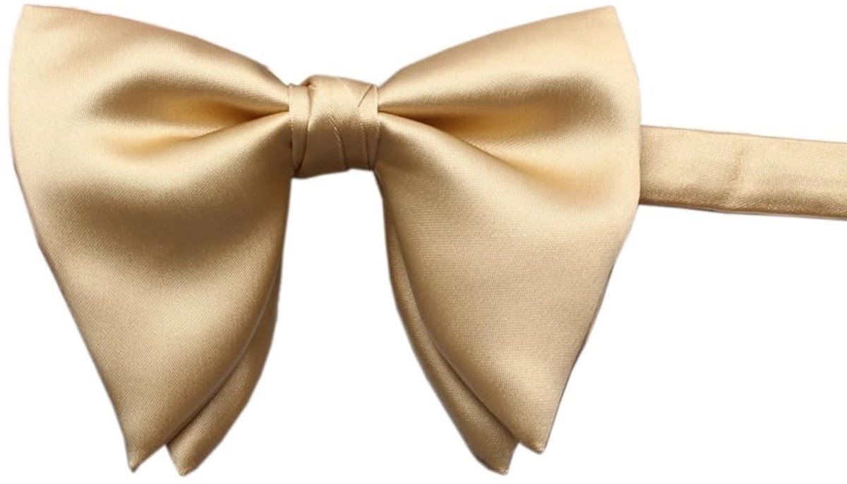 Verstelbare Heren Strikdas 9,5 cm x 12,5 cm - Effen Kleur voor Feestjes en Bruiloften