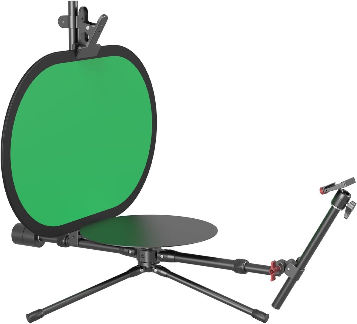 Professionele 12" 360° Fotografie Draaitafel met Verstelbare Hoek en Draagbaar Ontwerp voor Productfotografie en Video-opnames