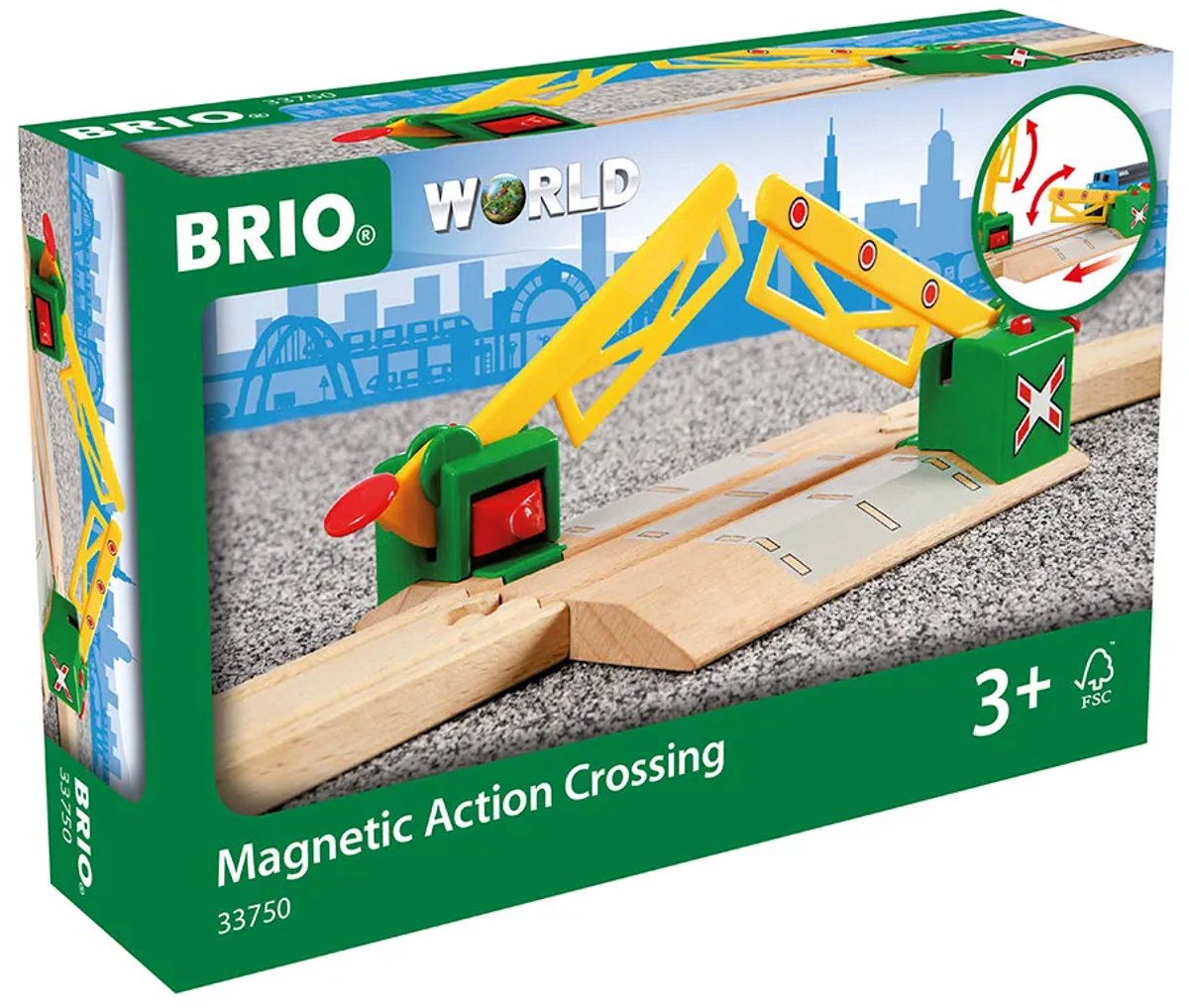 BRIO Magnetische spoorwegovergang - Trein speelgoed - 33750 — afbeelding 14