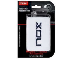 Nox - Logo Zweetband - Wit/Blauw