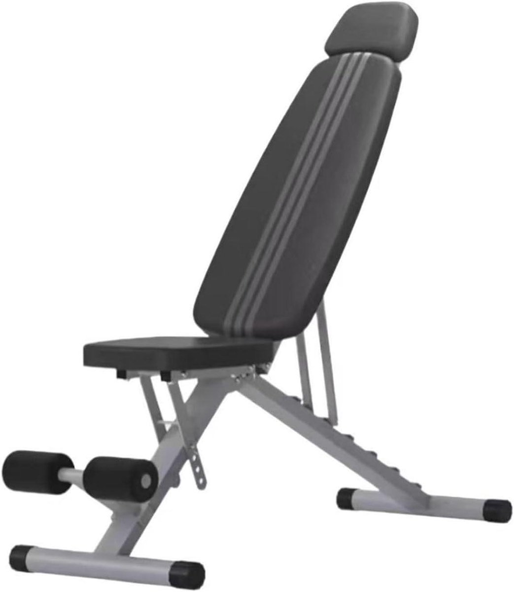 Halterbank - Fitnessbank Trainingsbank - Krachttraining Thuis - 14-in-1 Opvouwbaar - 400kg Draagvermogen - Zwart