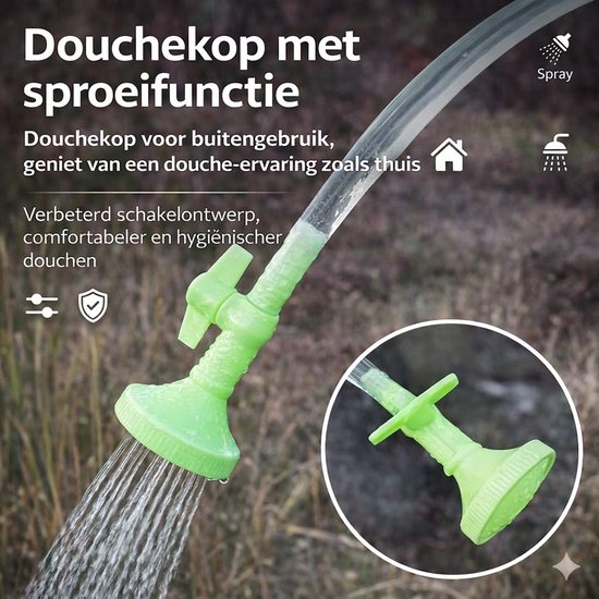 Solar Camping Douche 20L met Temperatuurmeter - Draagbare Outdoor Douchezak met Douchekop - Zonneverwarming voor Kamperen, Reizen, Strand & Noodgebruik van Solar — afbeelding 4