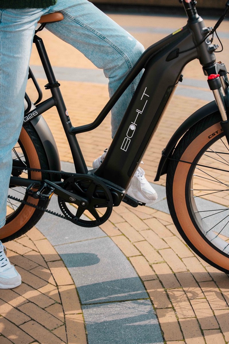 BOHLT Q26 - Elektrische Fatbike - 26 inch - 250W Motor - 750Wh Uitneembare Accu - Hydraulische Schijfremmen - Actieradius tot 80 km - Zwart thumbnail 8